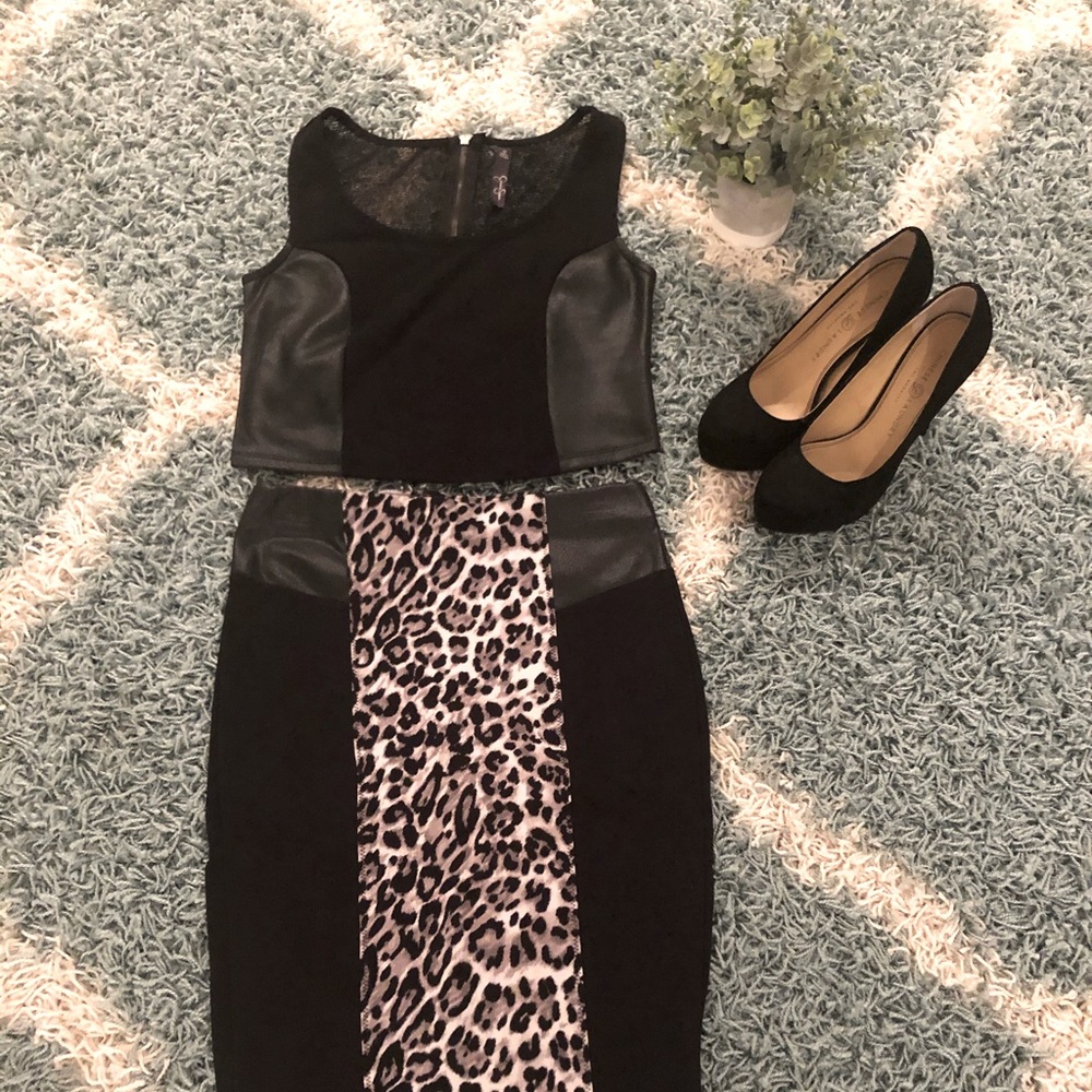 Jessica Simpson Sexy 2-piece Outfit
